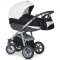 Детская универсальная коляска Riko Mondo Grey Line 3 в 1 - black/white